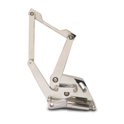Hood Hinge - Stainless Hardware - Bearings - Aluminum - Polished - GM Fullsize Truck 1960-66 - Kit