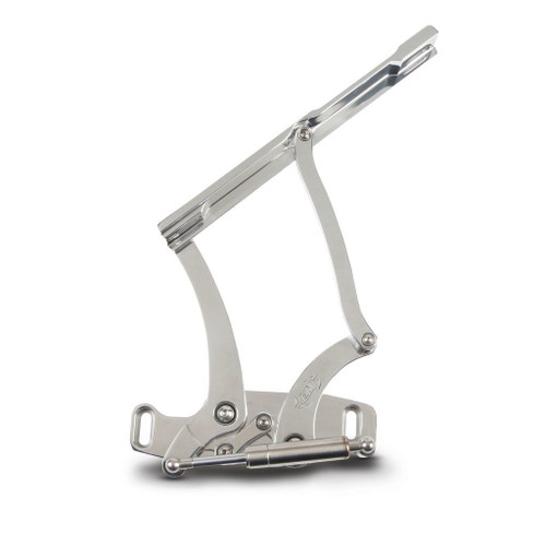 Hood Hinge - Stainless Hardware - Bearings - Aluminum - Polished - GM F-Body 1967-69 - Kit