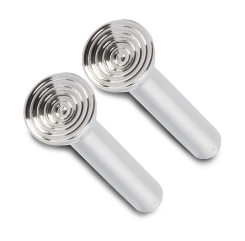 Door Lock Knobs - OEM Style - 10-24 in Thread - Aluminum - Polished - Pair