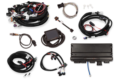 Engine Control Module - Terminator X Max - 3.5 in Touchscreen - Wiring Harness - Transmission Control - 24x Reluctor Wheel - GM LS-Series - Kit