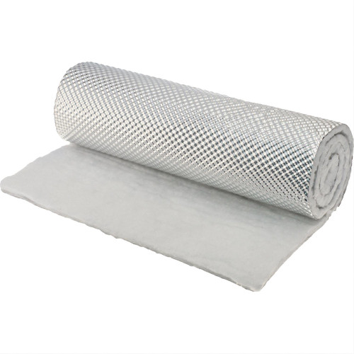 Heat Shield - HeatShield Armor - 1/4 in Thick - 12 in Wide x 3 ft Long - 1800 Degrees - Aluminized Multi-layered Cloth - Each