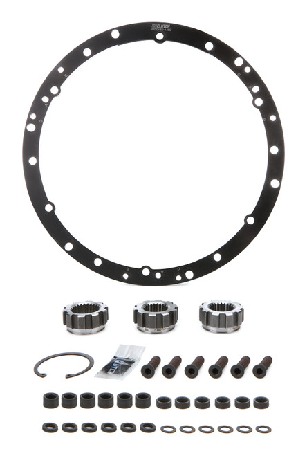 Clutch Kit Components - Flywheel Mount / Hub Splines / Spacers / Hardware - Steel - UniClutch 10 in Clutches - Kit
