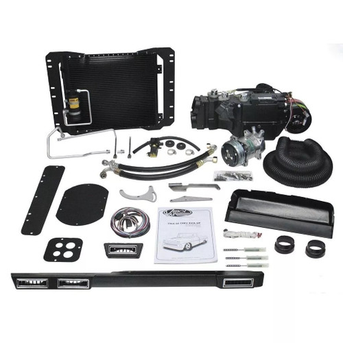 Air Conditioning Evaporator Kit - Gen V SureFit - Brackets / Condenser / Compressor / Drier / Evaporator / Hardware / Wiring - GM Fullsize Truck 1964-66 - Kit