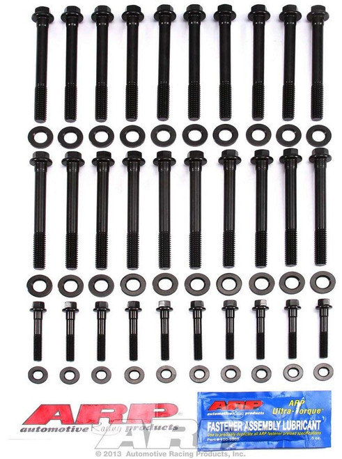 Cylinder Head Bolt Kit - High Performance - Hex Head - Chromoly - Black Oxide - GM LS-Series - Kit
