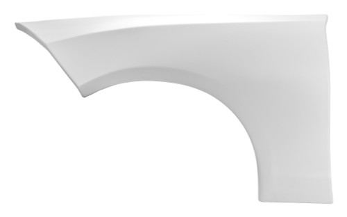Fender - Driver Side - Plastic - White - IMCA Approved - Street Stock - Each