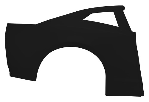 Quarter Panel - Passenger Side - Plastic - Black - IMCA Approved - Street Stock - Each Quarter Panel - Passenger Side - Plastic - Black - IMCA Approved - Street Stock - Each