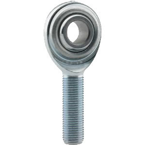 Rod End - CMX-T Series - Spherical - 5/8 in Bore - 3/4-16 in Right Hand Male Thread - PTFE Lined - Steel - Zinc Oxide - Each