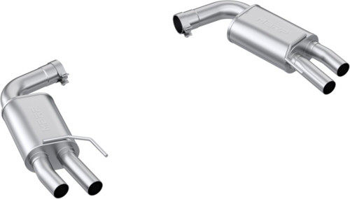 Exhaust System - Armor Lite - Axle-Back - 3 in Diameter - Dual Rear Exit - Steel - Aluminized - Ford Coyote - Ford Mustang 2018-24 - Kit