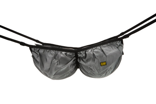 Helmet Net - 2 Helmet Capacity - Roll Bar Attachment - Black / Gray - Each