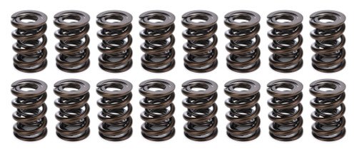 Valve Spring - 1200 Series Circle Track - Dual Spring - 743 lb/in Spring Rate - 1.055 in Coil Bind - 1.570 in OD - Set of 16