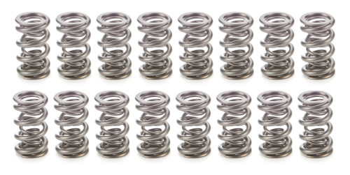 Valve Spring - 1300 Series Drag Race - Dual Spring - 740 lb/in Spring Rate - 0.973 in Coil Bind - 1.300 in OD - Set of 16