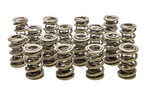 Valve Spring - 1300 Series Drag Race - Triple Spring - 689 lb/in Spring Rate - 1.130 in Coil Bind - 1.645 in OD - Set of 16