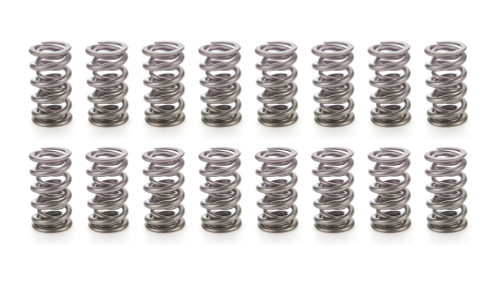 Valve Spring - 1300 Series Circle Track - Dual Spring - 670 lb/in Spring Rate - 1.150 in Coil Bind - 1.430 in OD - Set of 16