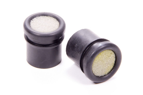 Breather Grommet - Baffled - 1 in ID - 1.25 in OD - 1.4 in Thick - Rubber - Black - Pair