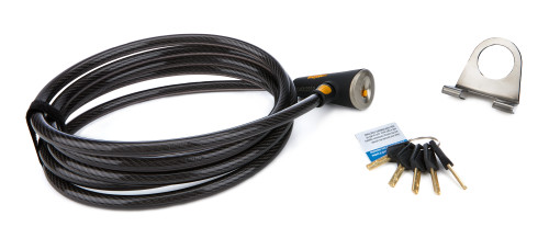 Roof Rack Tie Down - OnGuard - Cable / Lock - Window Mount - 10 ft Long - Each