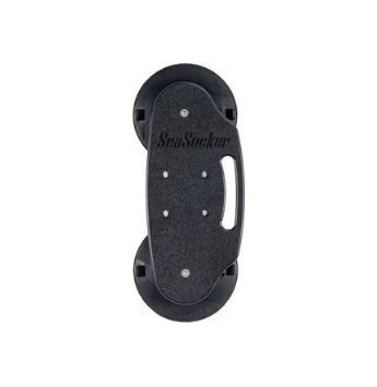 Utility Jug Mount - RotopaX - Wall Mount - Suction Cup Mount - 1 Jug Capacity - Plastic - Black - Each