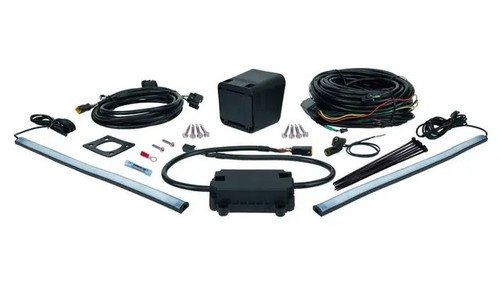 Blindspot Detector - Towtal View LaneGuard - Lane Change / Blindspot Assist - Single Sensor - Sensor / Wiring / Hardware / LED Strips - Kit