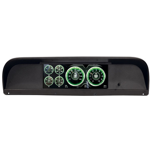 Gauge Kit - Digital - Invision - LCD - Direct-Fit - Plastic - Black - Ford Fullsize Truck 1967-72 - Kit