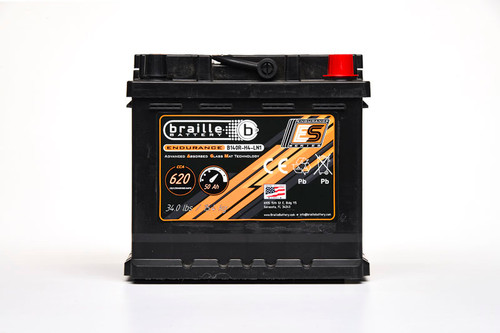 Battery - Endurance - AGM - 12V - 620 Cold Cranking Amps - Top Terminals - 8.13 in L x 7.5 in H x 6.88 in W - Each