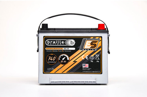 Battery - Endurance - AGM - 12V - 740 Cold Cranking Amps - Top Terminals - 9.56 in L x 7.75 in H x 6.75 in W - Each