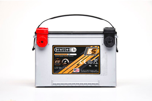 Battery - Endurance - AGM - 12V - 870 Cold Cranking Amps - Side Terminals - 10.75 in L x 7.25 in H x 6.88 in W - Each