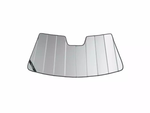 Windshield Shade - Folding - Cloth / Plastic - Silver / Black - GM Fullsize Truck 2019-2022 - Each