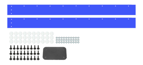 Air Valance - Killer Z - 2-Piece - Plastic - Blue - GM F-Body 1981 - Kit