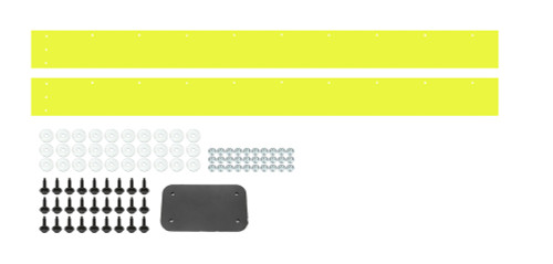 Air Valance - Killer Z - 2-Piece - Plastic - Fluorescent Yellow - GM F-Body 1981 - Kit