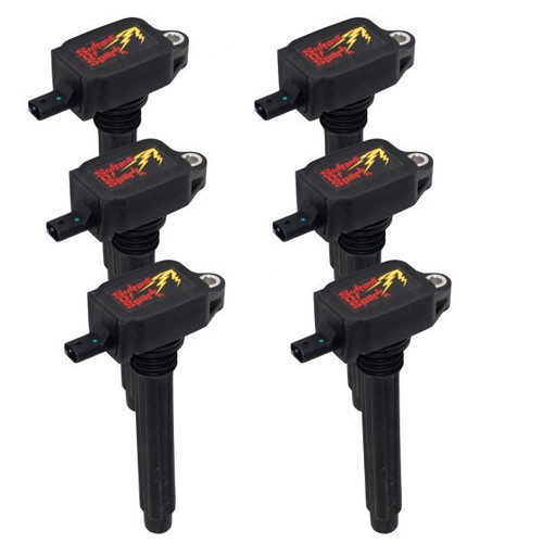 Ignition Coil Pack - SOS - 40000V - Black - Mopar V6 - Set of 6