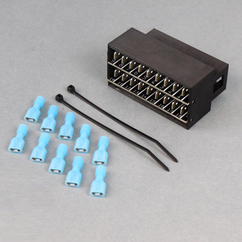 OEM Wiring Harness Adapter - SNAP-ADAPT - Block Connector / Terminals / Zip Ties Included - Gauge Panel - Ford / GM - Kit