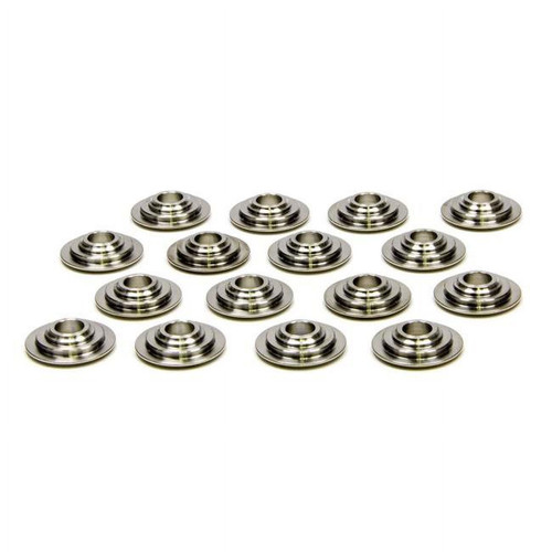 Valve Spring Retainer - 400 Series - 7 Degree - 0.940 in / 0.680 in / 0.680 in OD Steps - Dual Spring - Titanium - GM LS-Series - Set of 16