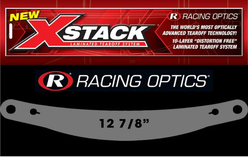 Helmet Shield Tear Off - 2 mm Thick - 12.75 in Center to Center - Plastic - Smoke - Arai GP-6 / GP-6S / GP-6PED - Set of 3