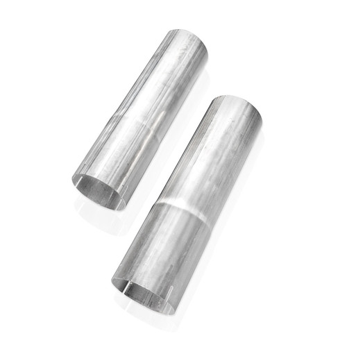 Exhaust Tip Adapters - 3 in Diameter - Stainless - Natural - Pair
