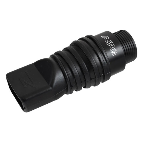 Helmet Air Hose Adapter - Z-Air-Lock - Low Profile - Straight - Magnetic - Aluminum - Black Anodized - Kit