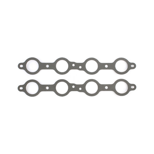 Exhaust Header / Manifold Gasket - 1.82 in Round Port - Steel Core Laminate - Small Block Chevy - Pair