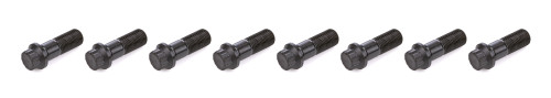 Flywheel Bolt Kit - 16 mm x 1.5 Thread - 1.775 in Long - 12 Point Head - Steel - Black Oxide - GM Duramax 2001-19 - Set of 8