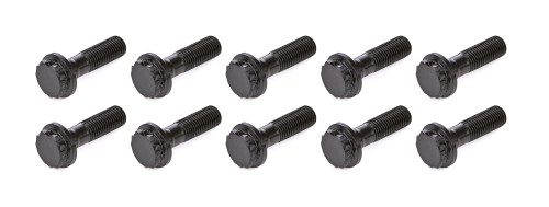 Flywheel Bolt Kit - 12 mm x 1.25 Thread - 1.825 in Long - 12 Point Head - Steel - Black Oxide - Ford PowerStroke 2011-21 - Set of 10