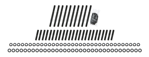 Cylinder Head Stud Kit - 12 Point Head - Chromoly - Black Oxide - Mopar B / RB-Series - Kit