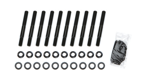 Main Stud Kit - 12 Point Nuts - 2-Bolt Mains - Chromoly - Black Oxide - Big Block Chevy - Kit