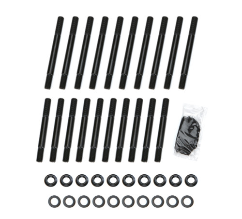 Cylinder Head Bolt Kit - 12 Point Head - Chromoly - Black Oxide - Big Block Ford - Kit