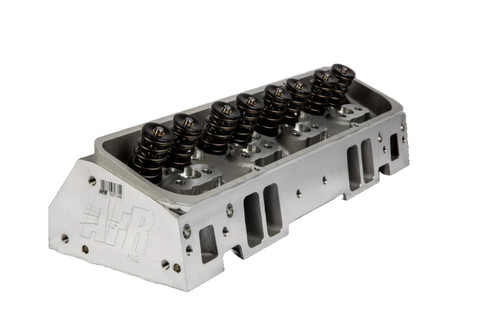 Cylinder Head - SBC Enforcer - Assembled - 2.020 / 1.600 in Valves - 195 cc Intake - 64 cc Chamber - 1.580 in Springs - Straight Plug - Aluminum - Small Block Chevy - Each Cylinder Head - SBC Enforcer - Assembled - 2.020 / 1.600 in Valves - 195 cc Intake - 64 cc Chamber - 1.580 in Springs - Straight Plug - Aluminum - Small Block Chevy - Each