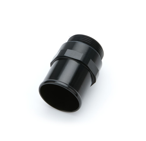 Adapter Fitting - Straight - 20 AN Male O-Ring to 1-3/4 in Hose Barb - Aluminum - Black Anodized - Each