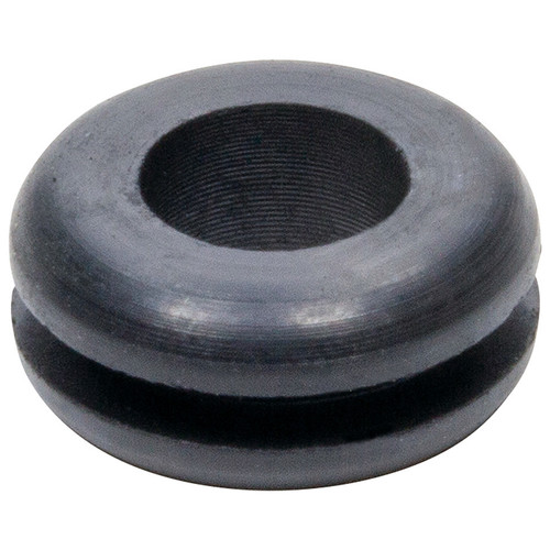 Firewall Grommet - 0.25 in ID - 0.375 in OD - 0.25 in Thick - Rubber - Black - Set of 10