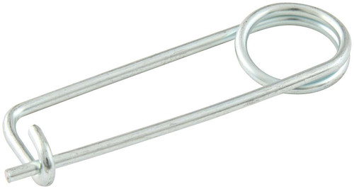 Diaper Pin - 2.75 in Long - 0.093 in Wire Diameter - Steel - Zinc Oxide - Universal - Each