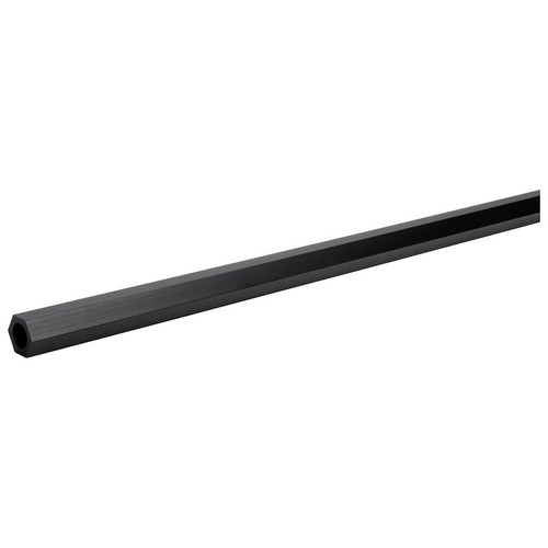Suspension Tube - 0.875 in Hex - 72 in Long - Unthreaded - Aluminum - Black Anodized - Each