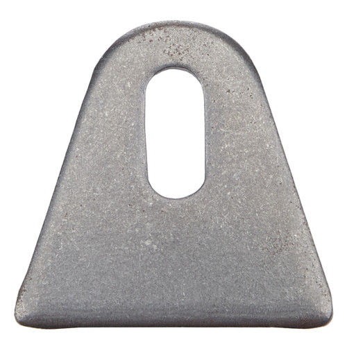 Chassis Tab - Flat - 1/4 x 1/2 in Slotted Mounting Hole - 1/8 in Thick - Steel - Natural - Set of 4