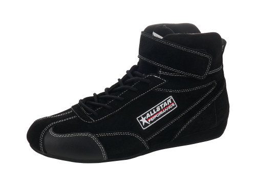 Driving Shoe - Pro-Series - Mid-Top - SFI 3.3/5 - Suede Outer - Fire Retardant Cotton Inner - Black - Size 12 - Pair Driving Shoe - Pro-Series - Mid-Top - SFI 3.3/5 - Suede Outer - Fire Retardant Cotton Inner - Black - Size 12 - Pair