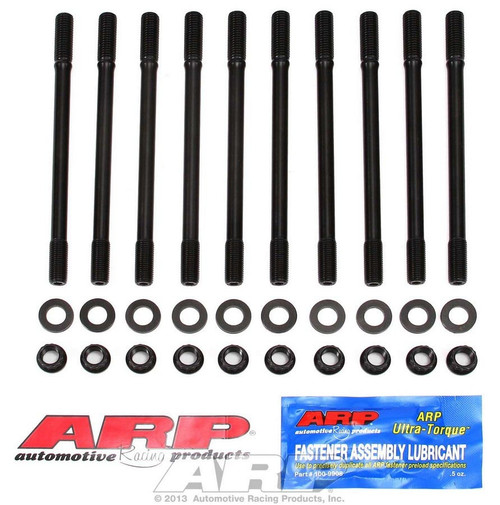Cylinder Head Stud Kit - 12 Point Nuts - Chromoly - Black Oxide - Undercut - Nissan 4-Cylinder - Kit