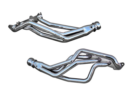 Headers - Swap Long Tube - 1.75 in Primary - 3 in Collector - Gaskets / Hardware Included - Stainless - Natural - Ford Coyote - Ford Mustang 1979-2004 - Pair