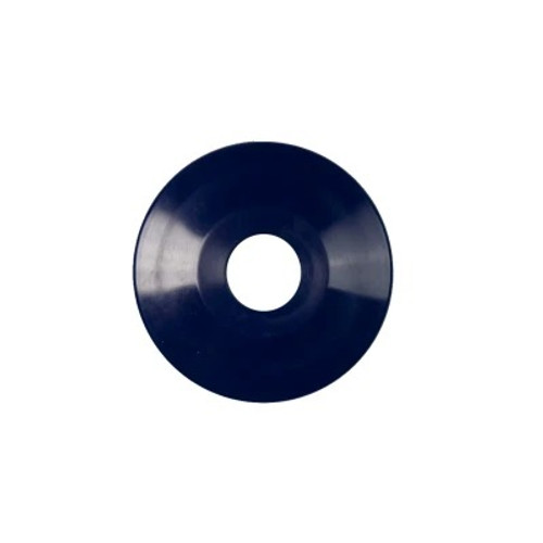 Bump Stop - Puck - 1.95 in OD - 0.550 in ID - 0.375 in Tall - Shock Mount - 85A Durometer - Polyurethane - Blue - Each